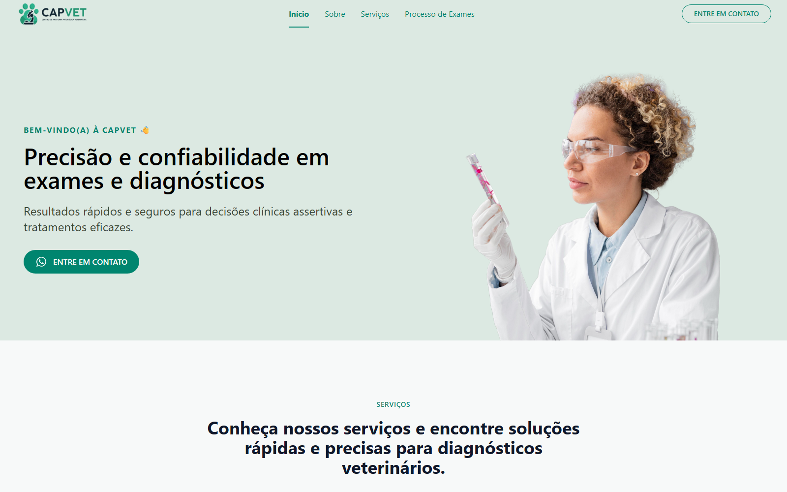 CAPVET — Landing Page